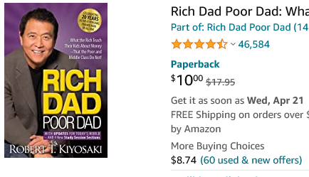 Rich dad poor dad paperback