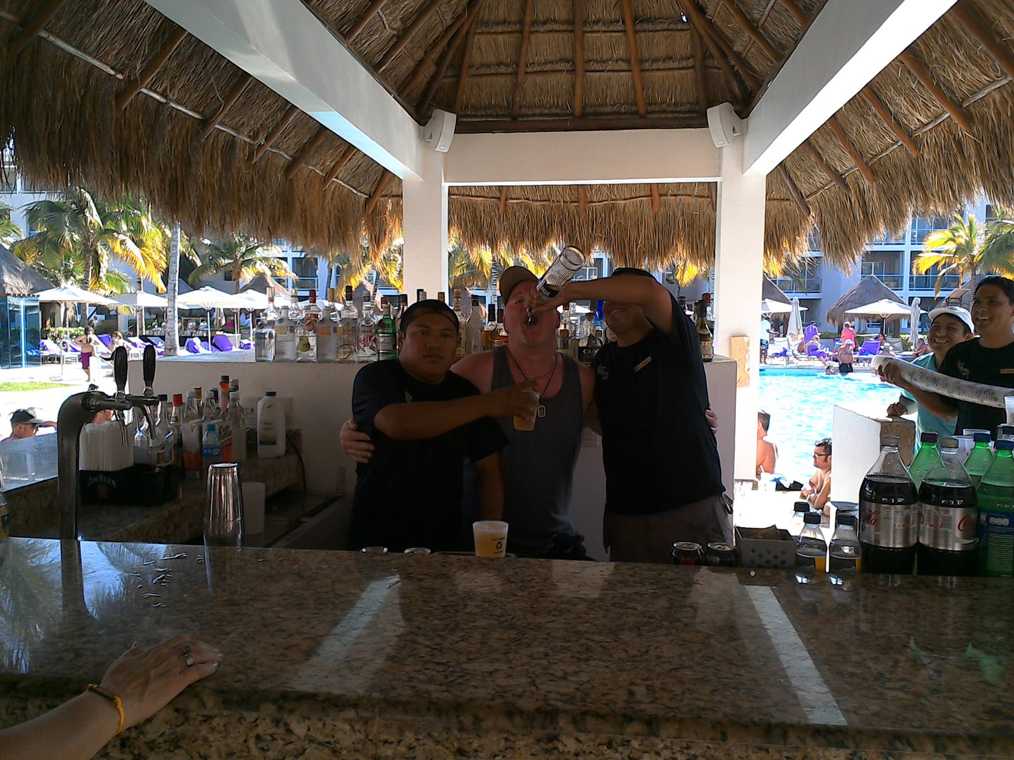 Richard Weberg partying in Playa Del Carmen, Mexico