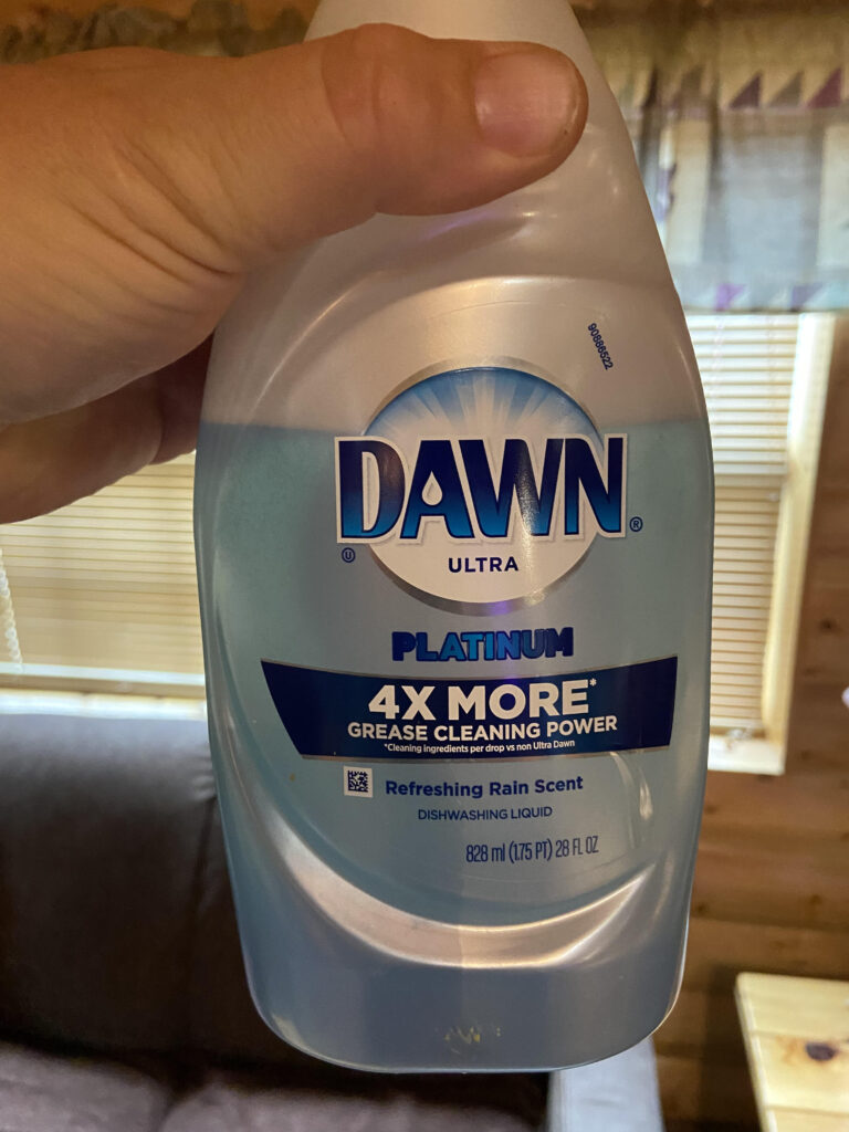 I killed hornets and wasp with Dawn dish soap!